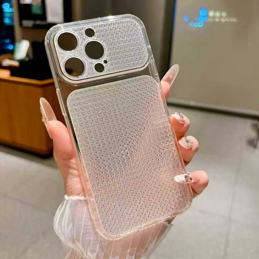 Heat Dissipation Mesh Breathable Case - Прозрачный чехол для iPhone 15, 16,