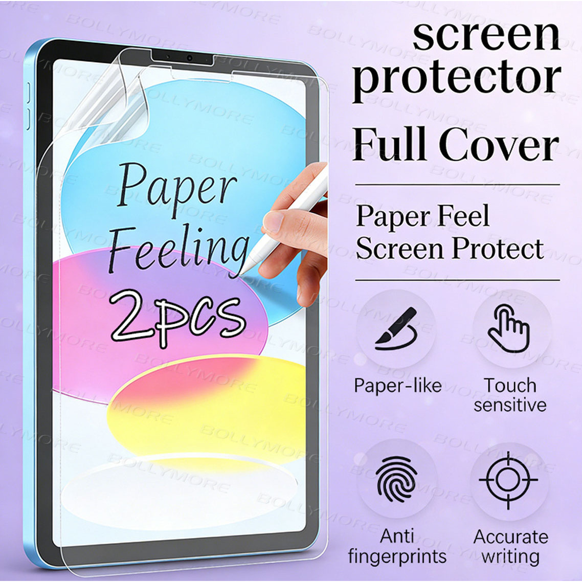 Matte Anti Glare Screen Protector - 2 шт., плоская защитная пленка, подходит