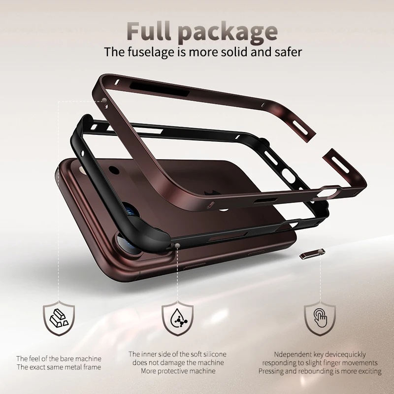 Гибридный силиконовый бампер с – обзор и цена Metal Bumper Aluminum Frame Case