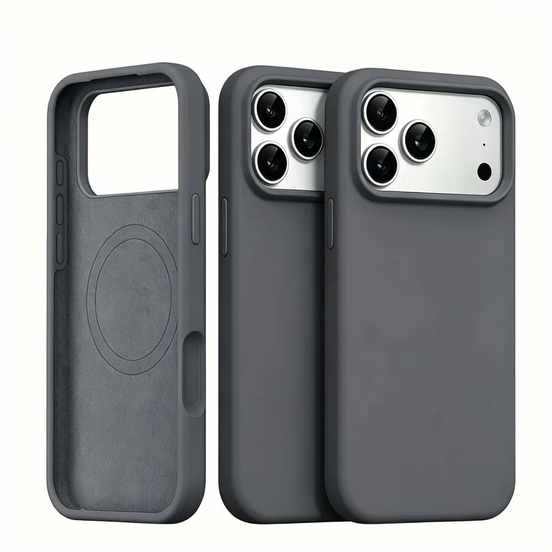 Новый чехол из жидкого силикон – обзор и цена Liquid Silicone Magnetic Phone Case
