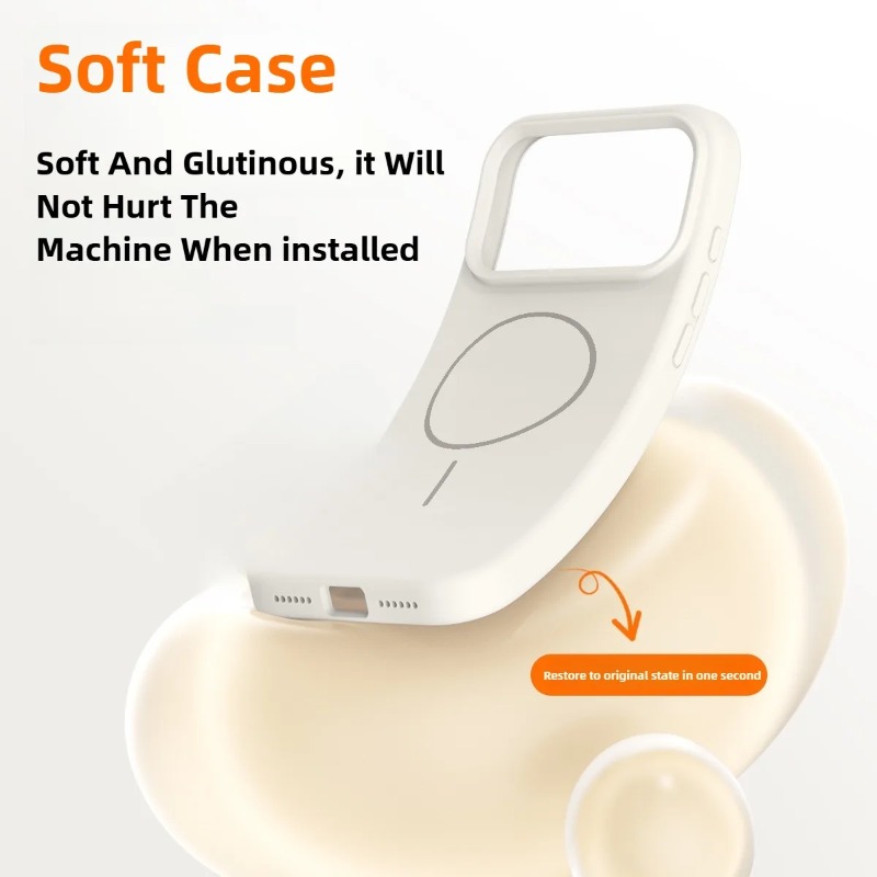 Оригинальный магнитный чехол и – обзор и цена Liquid Silicone Magnetic Phone Case