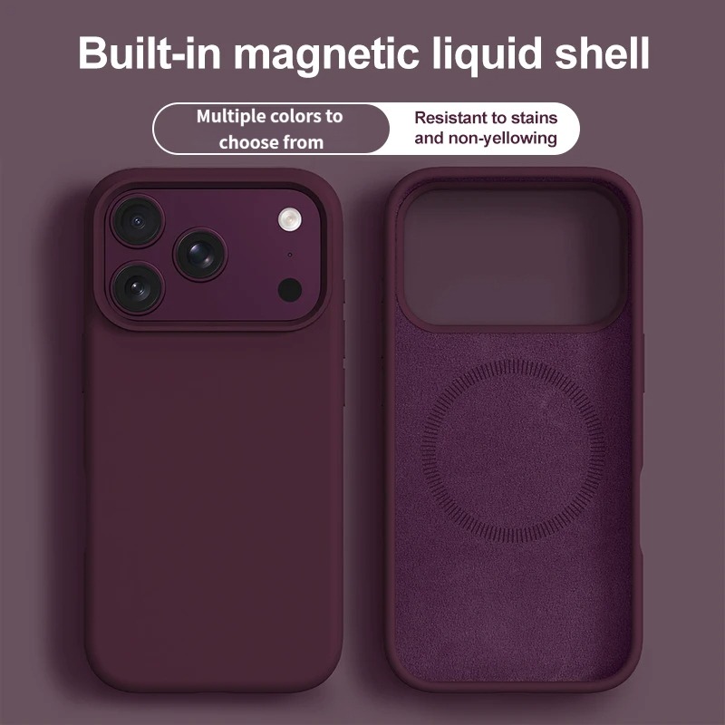 Оригинальный жидкий силиконов – обзор и цена Liquid Silicone Magnetic Phone Case